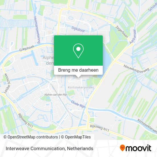 Interweave Communication kaart
