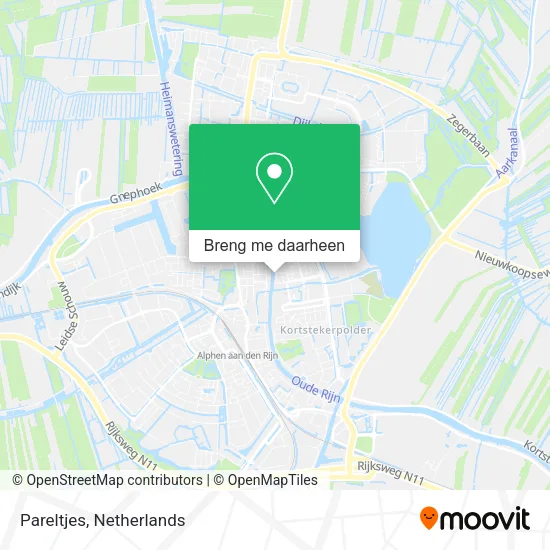 Pareltjes kaart