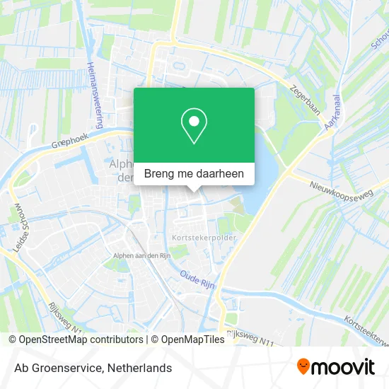 Ab Groenservice kaart