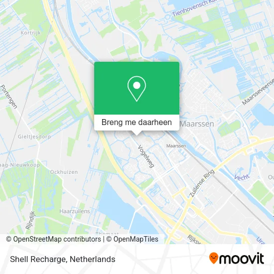 Shell Recharge kaart