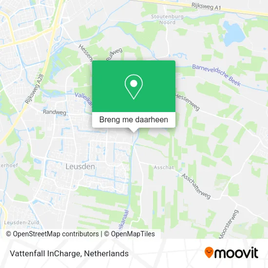 Vattenfall InCharge kaart