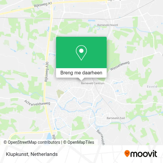 Klupkunst kaart