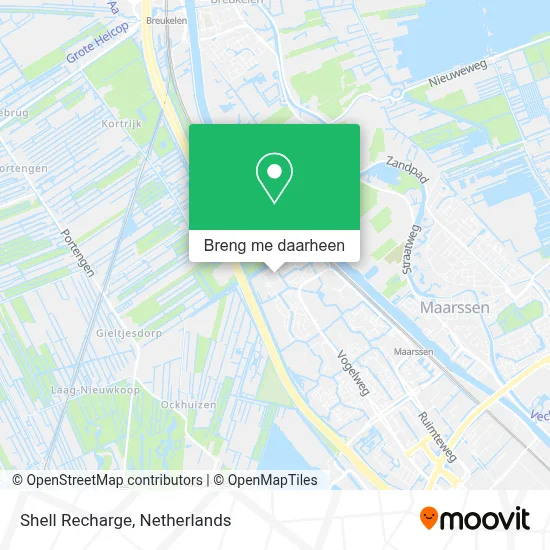 Shell Recharge kaart