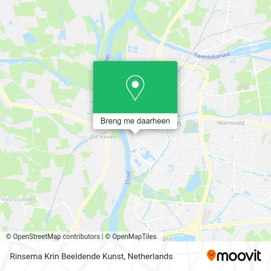 Rinsema Krin Beeldende Kunst kaart
