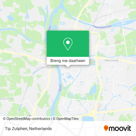 Tip Zutphen kaart