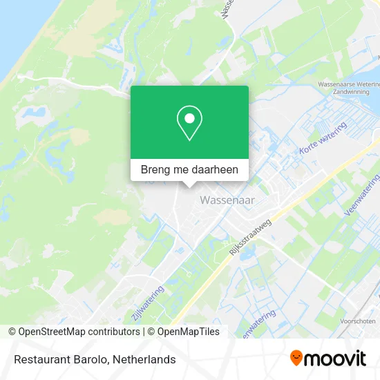 Restaurant Barolo kaart