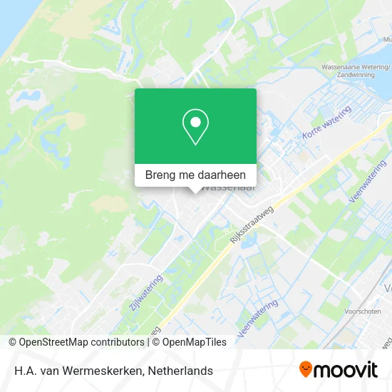 H.A. van Wermeskerken kaart