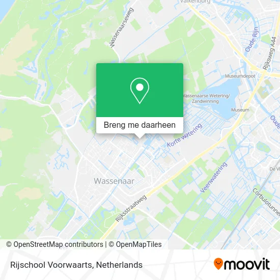 Rijschool Voorwaarts kaart
