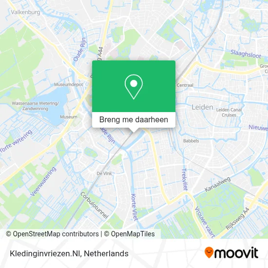 Kledinginvriezen.Nl kaart