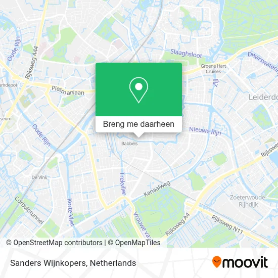 Sanders Wijnkopers kaart
