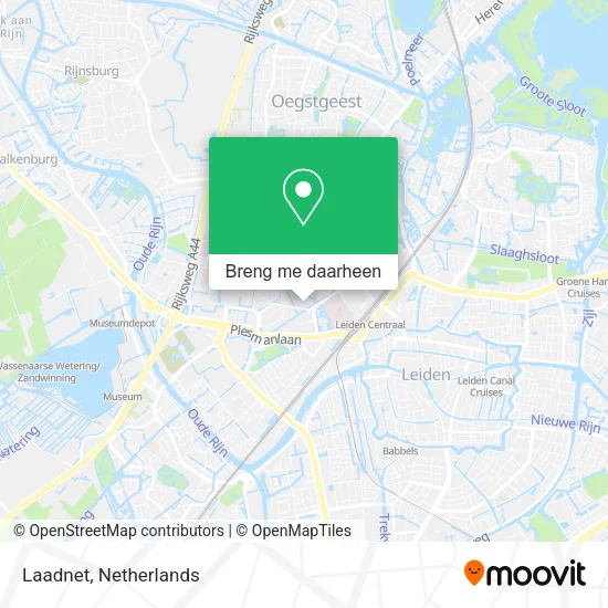 Laadnet kaart
