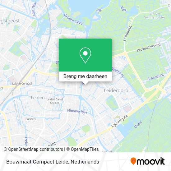 Bouwmaat Compact Leide kaart