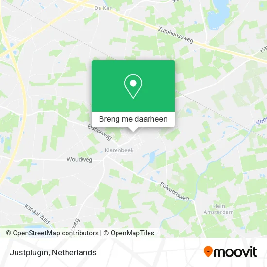 Justplugin kaart