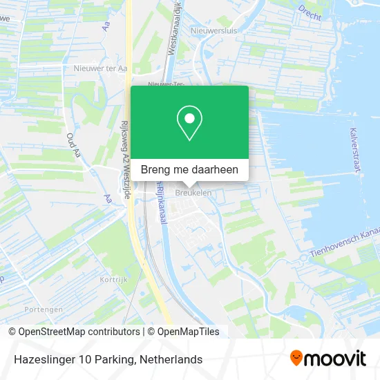 Hazeslinger 10 Parking kaart