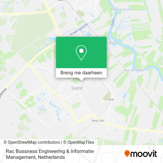 Rac Bussness Engineering & Informatie Management kaart
