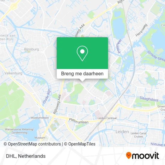 DHL kaart