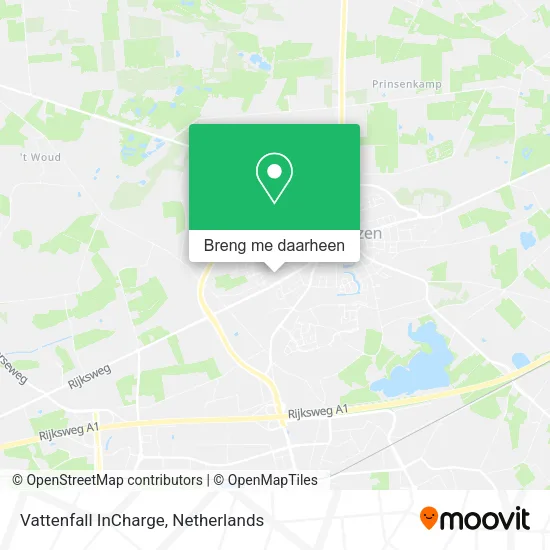 Vattenfall InCharge kaart
