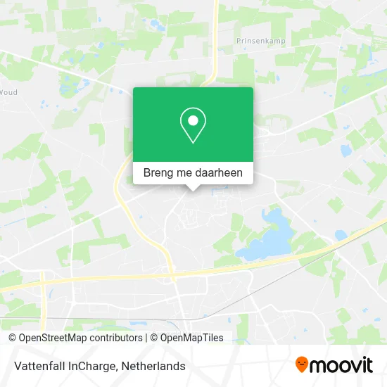 Vattenfall InCharge kaart