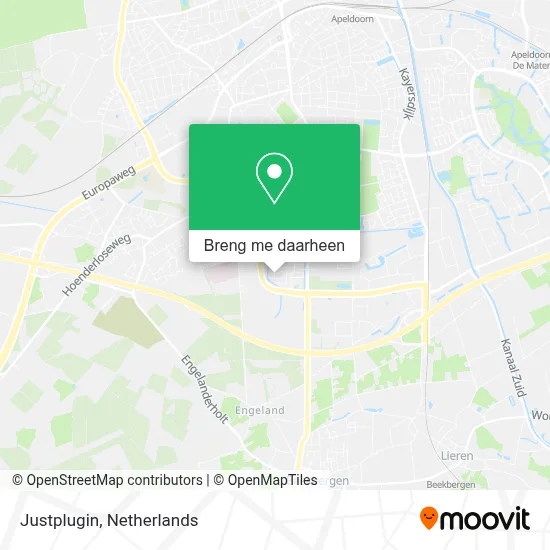 Justplugin kaart