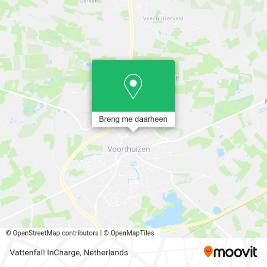 Vattenfall InCharge kaart