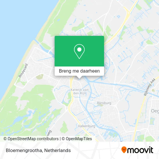 Bloemengrootha kaart