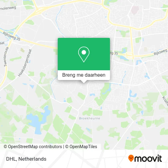 DHL kaart