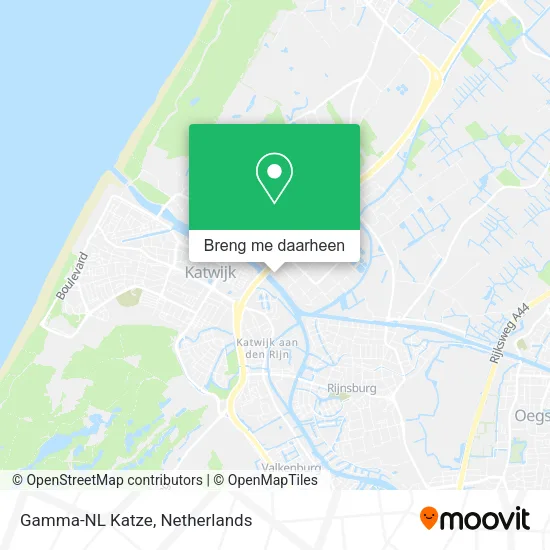 Gamma-NL Katze kaart