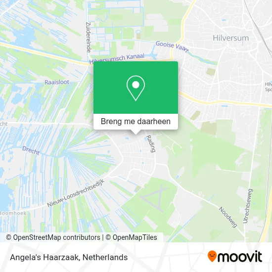 Angela's Haarzaak kaart