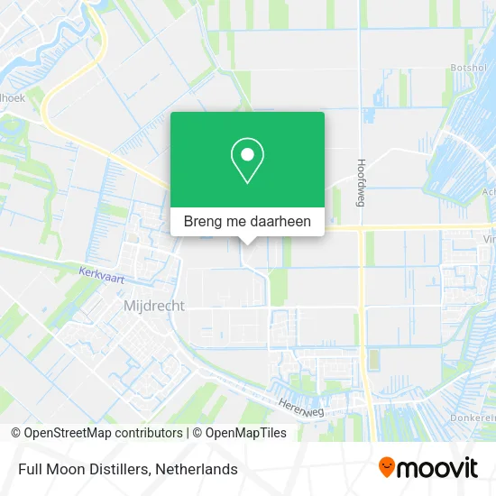 Full Moon Distillers kaart