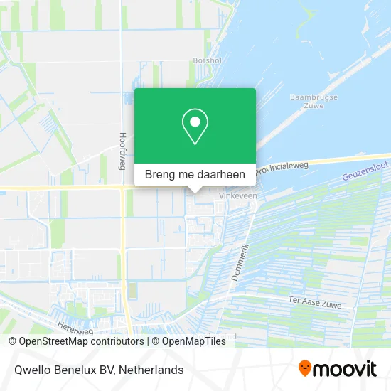 Qwello Benelux BV kaart