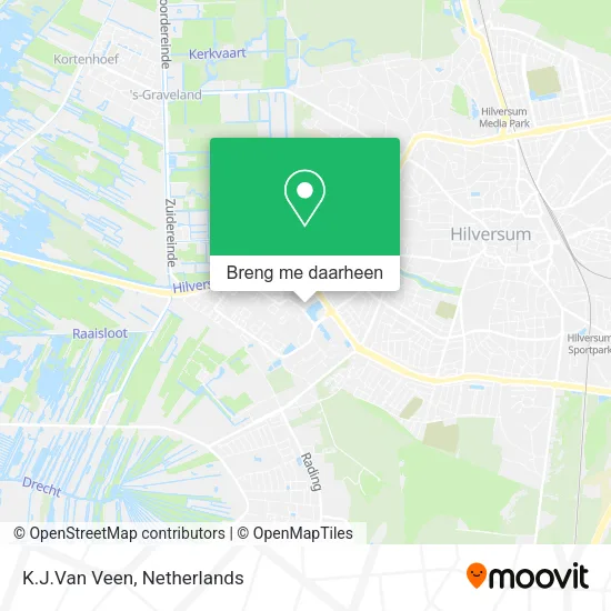 K.J.Van Veen kaart
