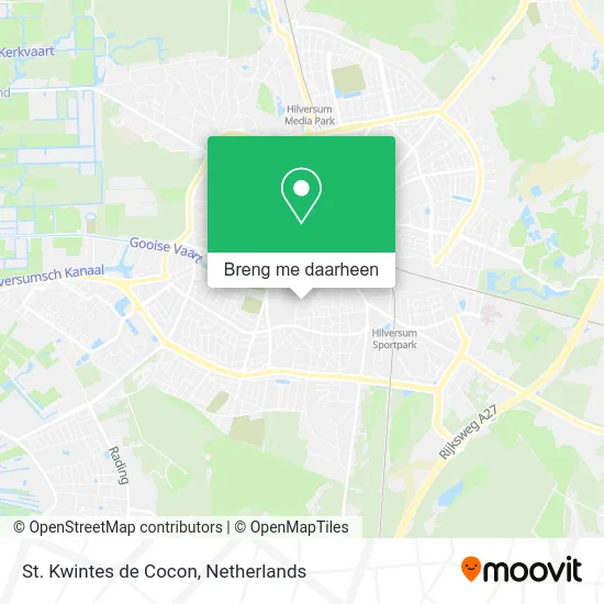 St. Kwintes de Cocon kaart