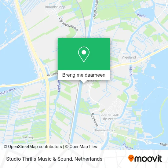 Studio Thrills Music & Sound kaart