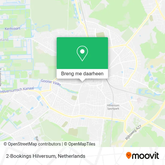 2-Bookings Hilversum kaart