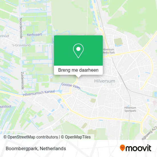 Boombergpark kaart
