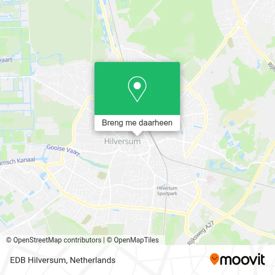 EDB Hilversum kaart