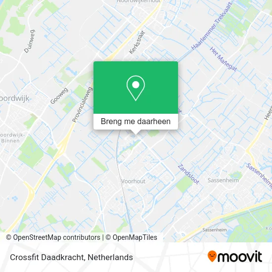 Crossfit Daadkracht kaart