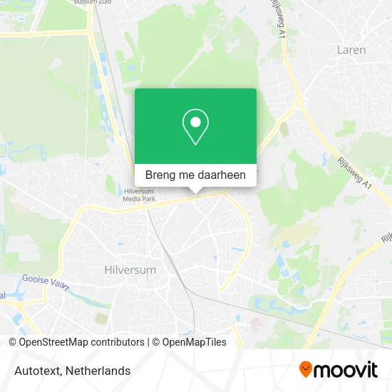 Autotext kaart