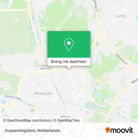 Inspanningstest kaart