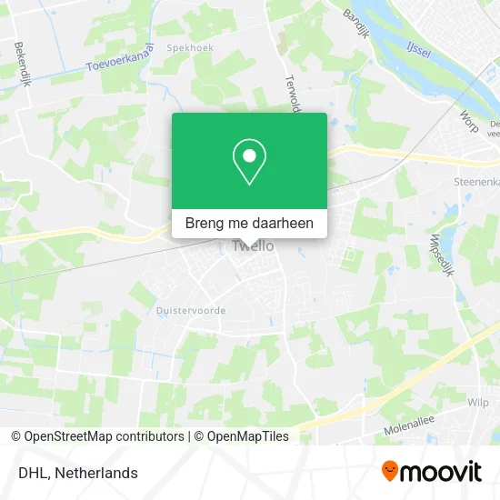 DHL kaart