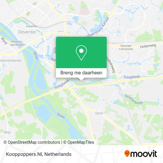 Kooppoppers.Nl kaart