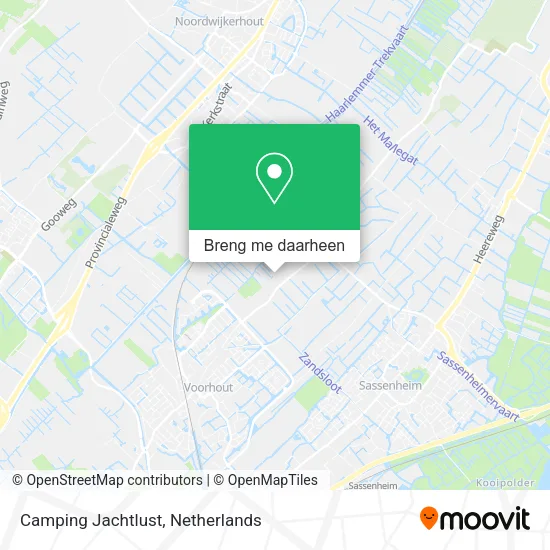 Camping Jachtlust kaart