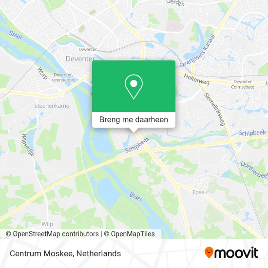 Centrum Moskee kaart