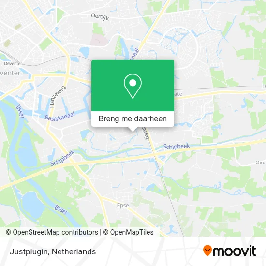 Justplugin kaart