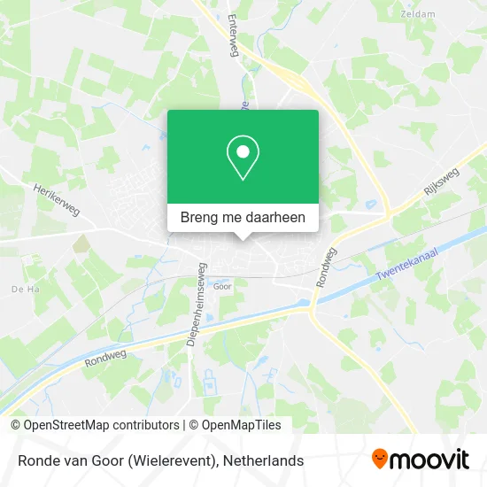 Ronde van Goor (Wielerevent) kaart