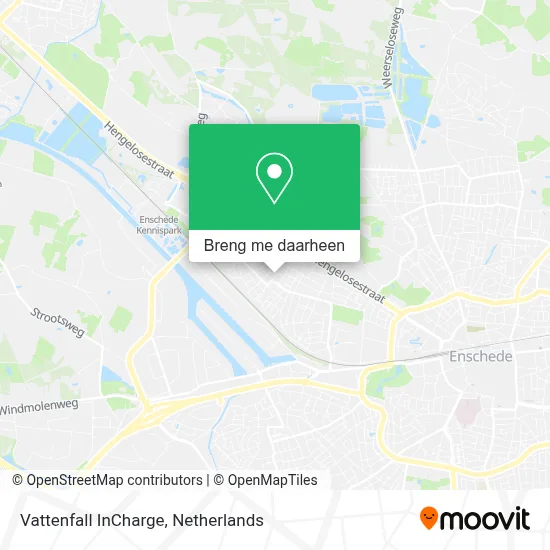 Vattenfall InCharge kaart