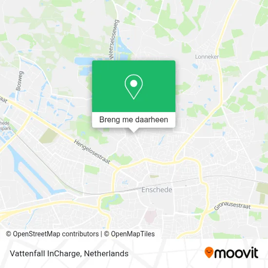 Vattenfall InCharge kaart
