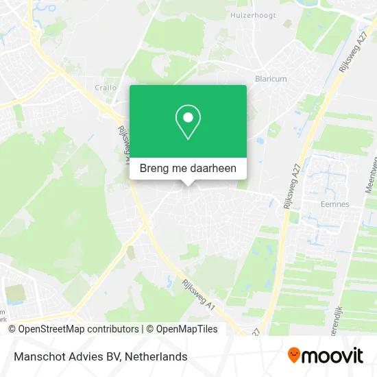 Manschot Advies BV kaart