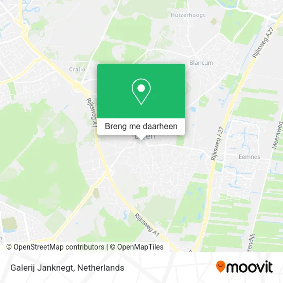 Galerij Janknegt kaart