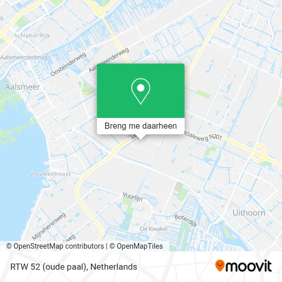 RTW 52 (oude paal) kaart